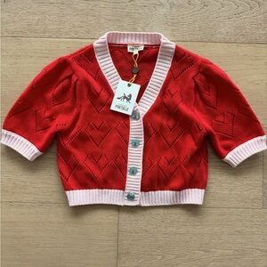 Finding Foxtale sweetheart cardigan girls size 8